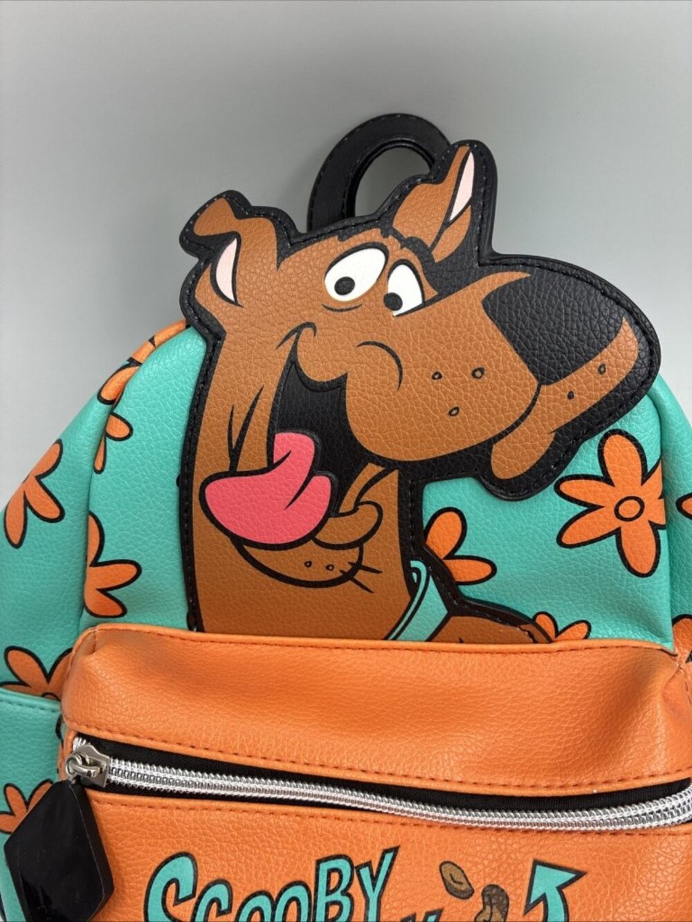 Scooby Doo Mini Backpack Scooby Snacks Cartoon Vegan Leather Bag - Picture 2 of 6